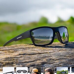 Black Polarized Unisex Sunglasses
